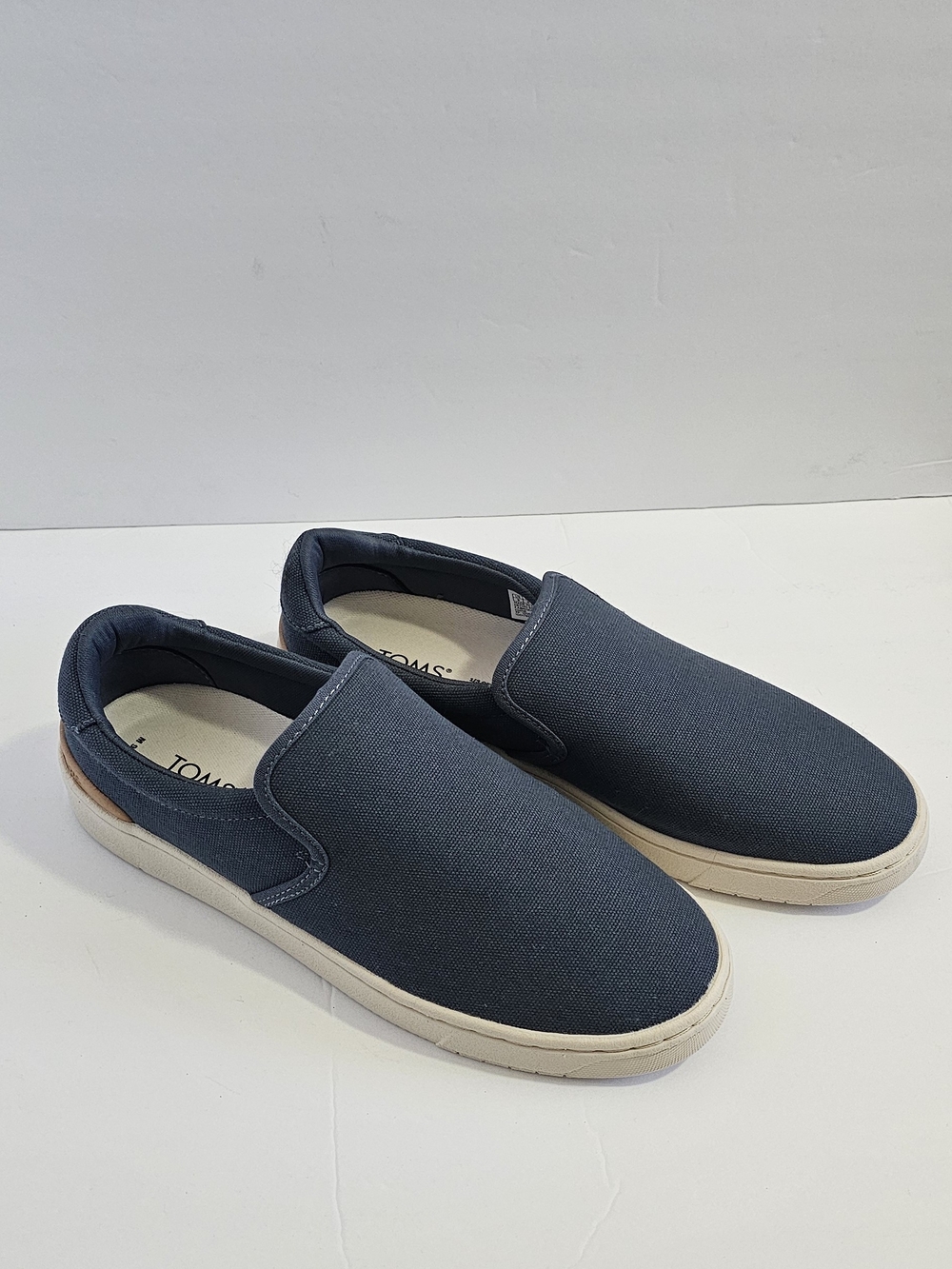 Toms Men’s Slip-On Loafers in Navy with Cream Sole